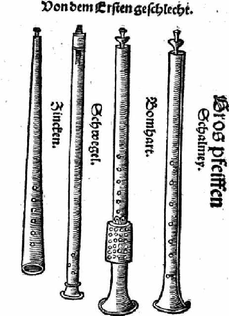 4 Cornetto, Flauto a 3 Fori, Bombarda e Ciaramello-r